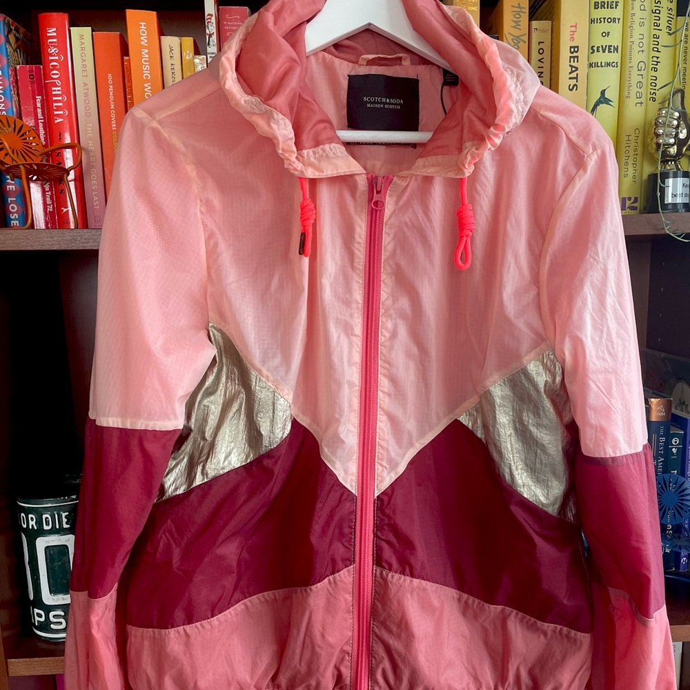 Maison Scotch & Soda Windbreaker with Hood size 3